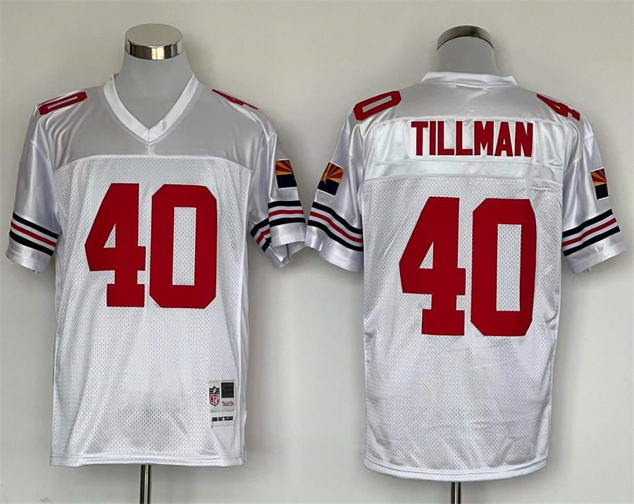 Men's Arizona Cardinals Pat Tillman Mitchell & Ness White Legacy Jersey